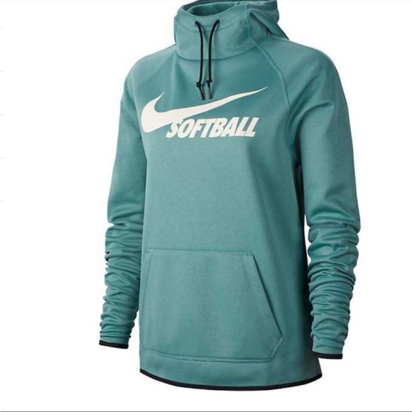 Nike | Tops | Nike Dri Fit Softball Hoodie Sweatshirt Womens Xl Green |  Poshmark